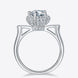 1 Carat Moissanite 925 Sterling Silver Ring