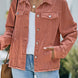 Distressed Raw Hem Denim Jacket