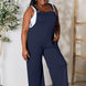 Double Take Full Size Wide Strap Overall with Pockets