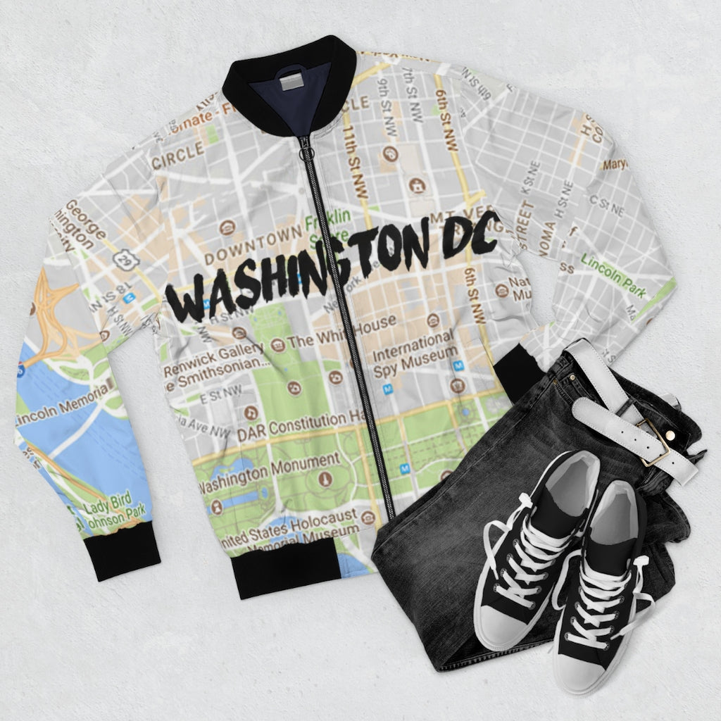 Washington D.C Kimante AOP Bomber Jacket