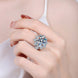 10 Carat Moissanite Flower-Shaped Ring