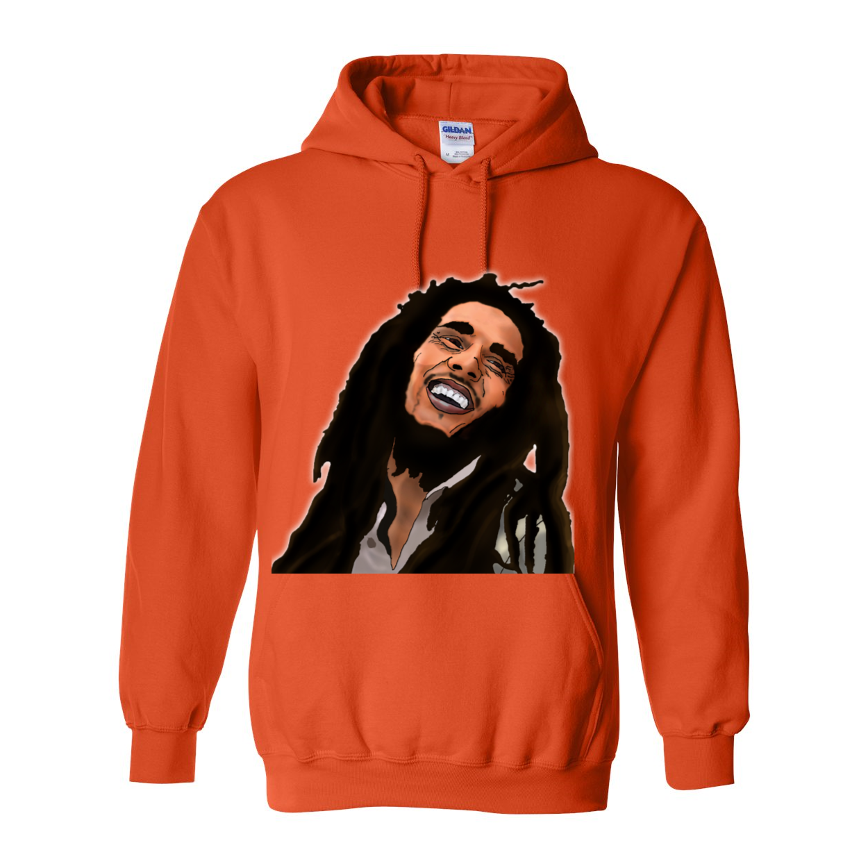 Heavy Blend Kimante Bob Marley Hoodie - Kimante Discounted Fashionionable clothing 