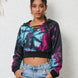 Tie-Dye Lace-Up Hoodie
