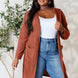 Basic Bae Full Size Ribbed Open Front Long Sleeve Cardigan