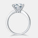 3 Carat Moissanite Side Stone Ring