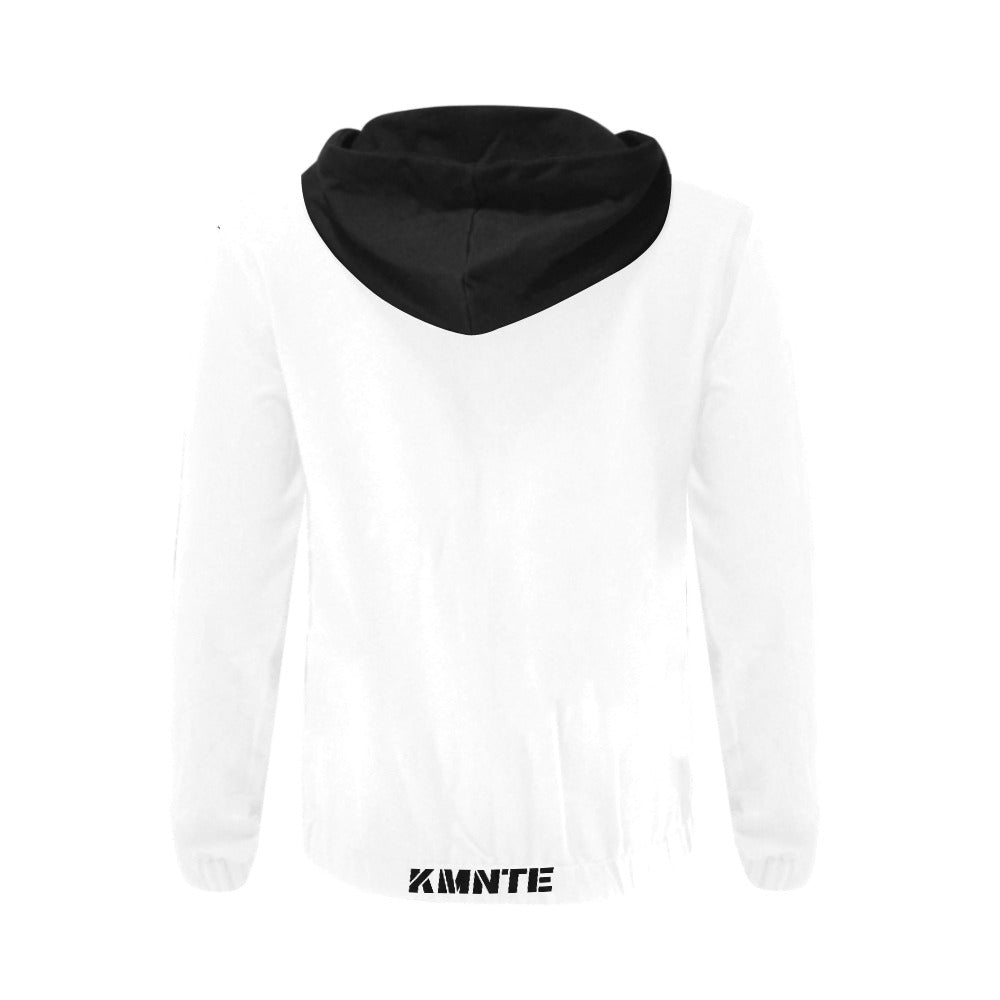 Kimante's Belly Men's All Over Print Full Zip Hoodie Jacket