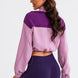 Contrast Drawstring Zip Up Jacket