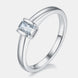 Moissanite 925 Sterling Silver Solitaire Ring