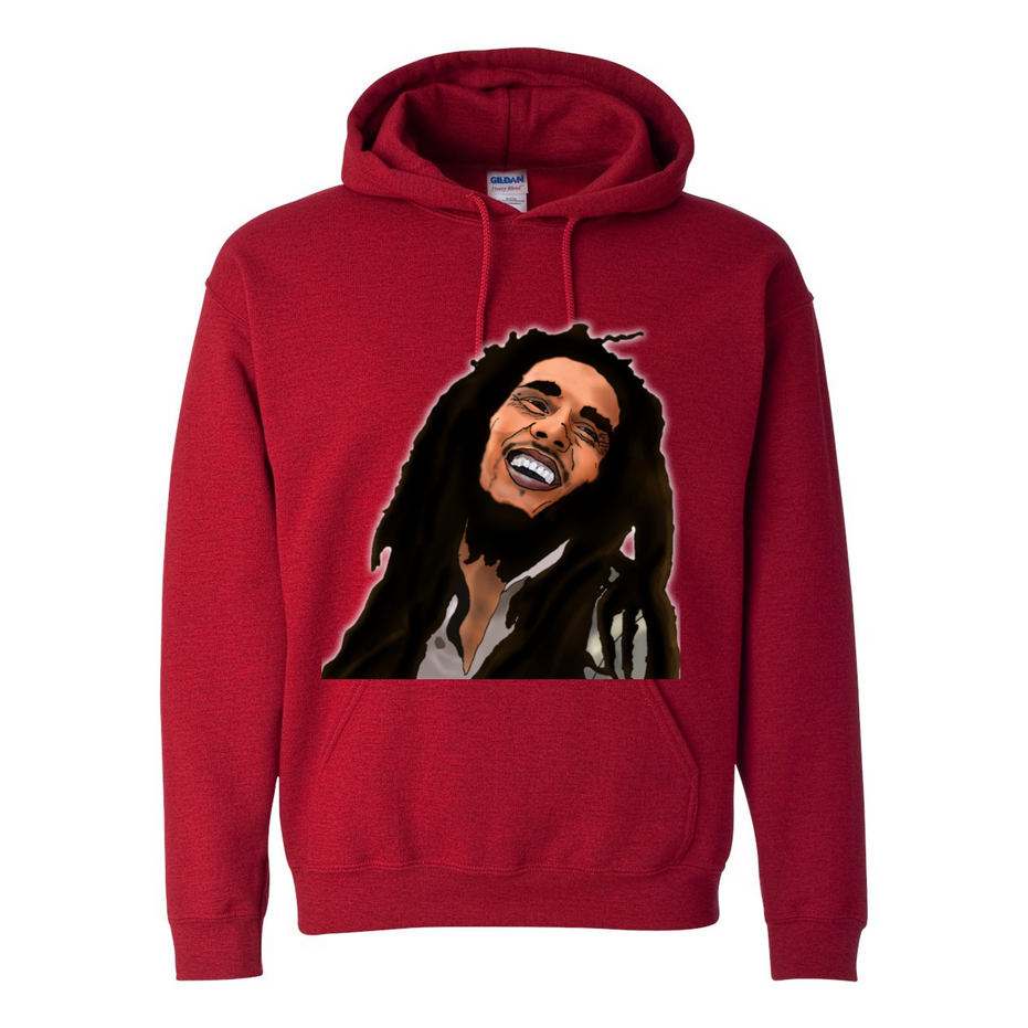 Heavy Blend Kimante Bob Marley Hoodie - Kimante Discounted Fashionionable clothing 