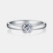 Moissanite 925 Sterling Silver Solitaire Ring