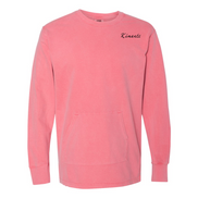 French Terry Kimante Black Logo Crewneck - Kimante Discounted Fashionionable clothing 