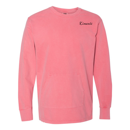 French Terry Kimante Black Logo Crewneck - Kimante Discounted Fashionionable clothing 