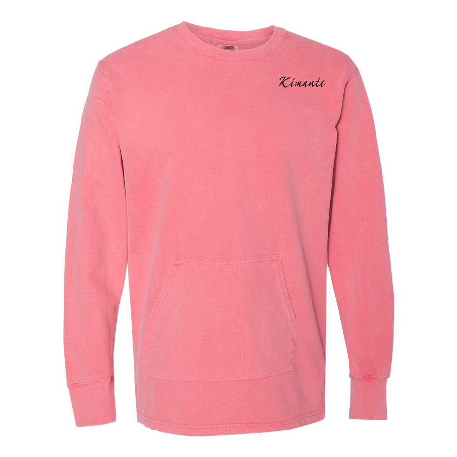 French Terry Kimante Black Logo Crewneck - Kimante Discounted Fashionionable clothing 