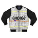 Chicago Kimante Black AOP Bomber Jacket