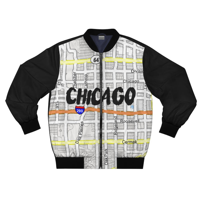 Chicago Kimante Black AOP Bomber Jacket