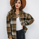 Plaid Button-Down Jacket