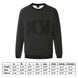 Kimante Logo Print Fuzzy Sweatshirt
