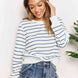 Double Take Striped Long Sleeve Round Neck Top