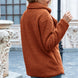 Full Size Lapel Collar Sherpa Coat