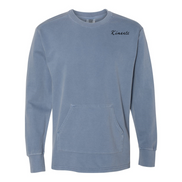 French Terry Kimante Black Logo Crewneck - Kimante Discounted Fashionionable clothing 
