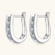 1 Carat Moissanite 925 Sterling Silver Earrings