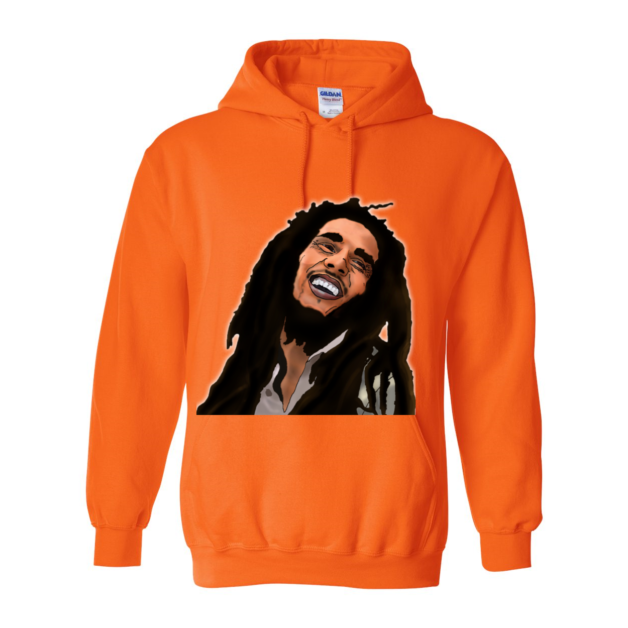 Heavy Blend Kimante Bob Marley Hoodie - Kimante Discounted Fashionionable clothing 