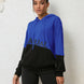 CASUAL Graphic Two-Tone Hoodie