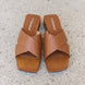 Weeboo Step Into Summer Criss Cross Wooden Clog Mule in Brown