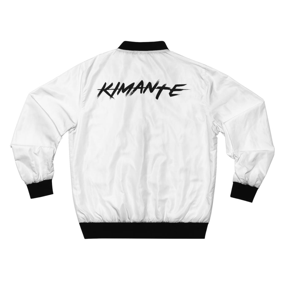 Houston Kimante White AOP Bomber Jacket