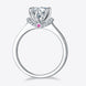 1 Carat Moissanite 925 Sterling Silver Ring