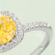 Adored 1 Carat Moissanite 925 Sterling Silver Halo Ring