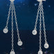 1.2 Carat Moissanite Layered Chain Earrings