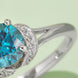1 Carat Moissanite 4-Prong 925 Sterling Silver Ring