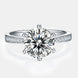 3 Carat Moissanite Side Stone Ring