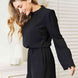 Culture Code Full Size Open Back Romper with Pockets