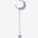 Star & Moon Moissanite Necklace