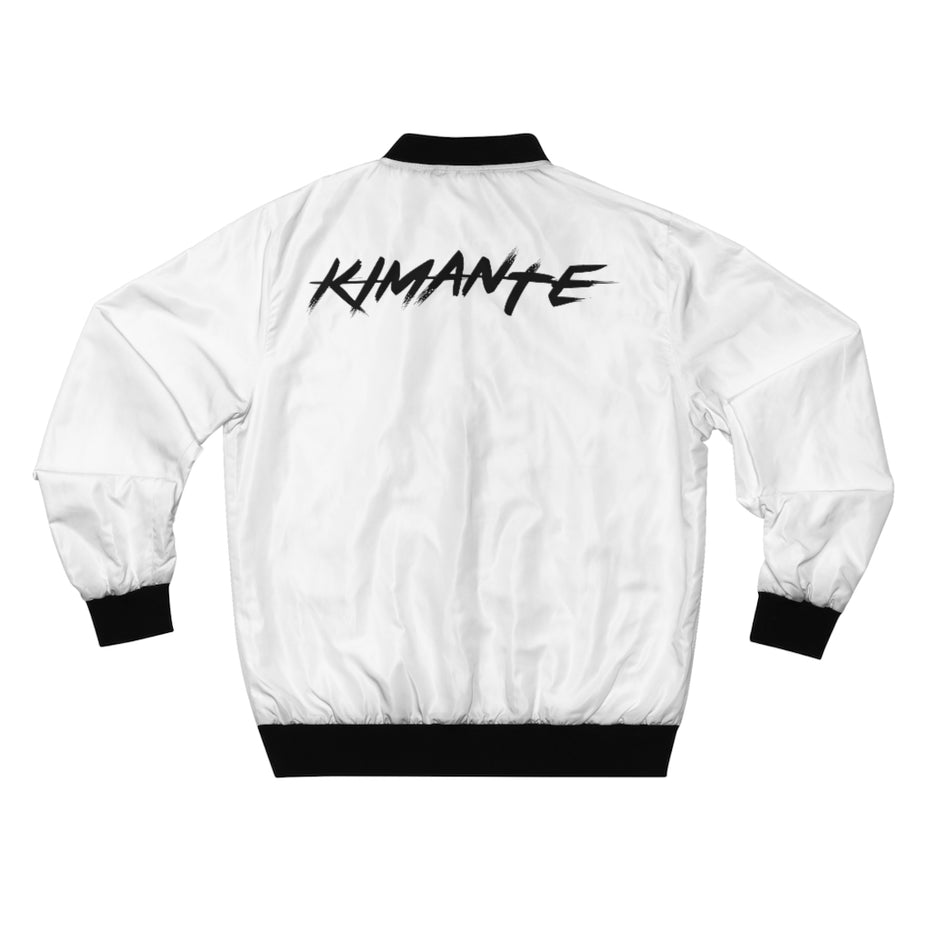Chicago Kimante White AOP Bomber Jacket