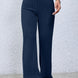 Basic Bae Full Size Ribbed High Waist Flare Pants