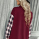 Plaid Dropped Shoulder Shirt with Breast Pocket