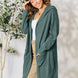 Basic Bae Full Size Ribbed Open Front Long Sleeve Cardigan
