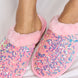 Forever Link Sequin Plush Round Toe Slippers
