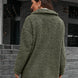 Double Take Zip-Up Collared Teddy Jacket