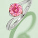 1 Carat Moissanite 925 Sterling Silver Solitaire Ring
