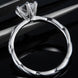 1 Carat Moissanite 925 Sterling Silver Ring
