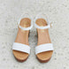 DDK Time After Time Wooden Platform Strap Heels