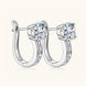 2 Carat Moissanite 925 Sterling Silver Earrings
