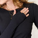 Culture Code Full Size Ribbed Round Neck Long Sleeve Top