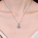 1 Carat Moissanite 925 Sterling Silver Necklace