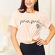 Simply Love MAMA Heart Graphic T-Shirt