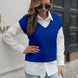 Cable-knit V-Neck Sweater Vest